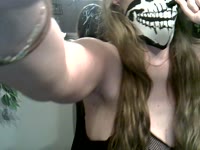 Fun girl ready for actio